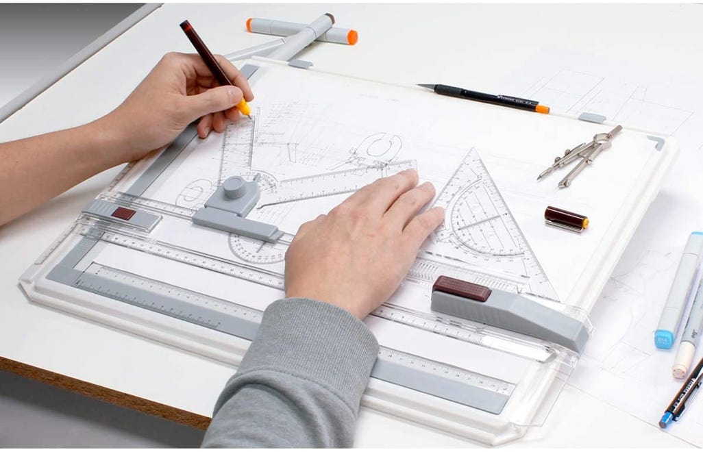 Arbeitsplatz Technisches Zeichnen