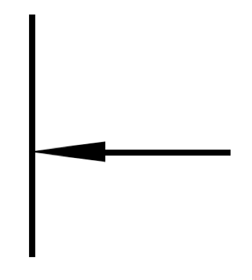 Pfeilspitzen von Ma&szlig;linien