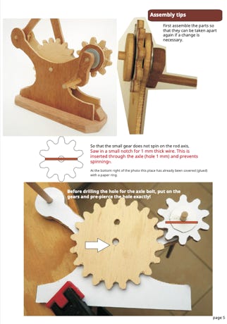 building instructions for funny mechanical woodwork Woodwork automata
