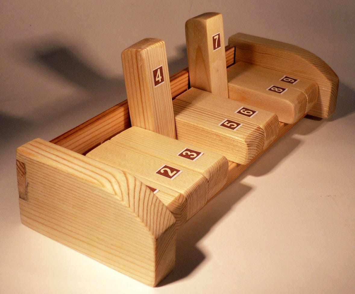 Werkaufgabe mit Werkstoff Holz Klappenspiel