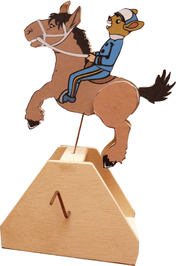 Werkaufgabe mit Werkstoff Holz: Pferd und Reiter