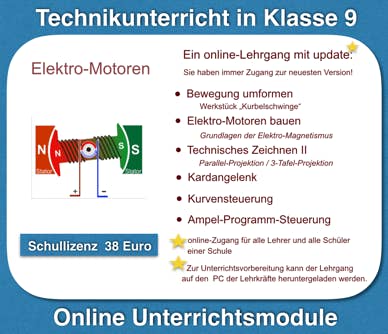 Technikunterricht in Klasse 9