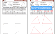 Geometrie-Klassenarbeiten und Lernzielkontrollen
