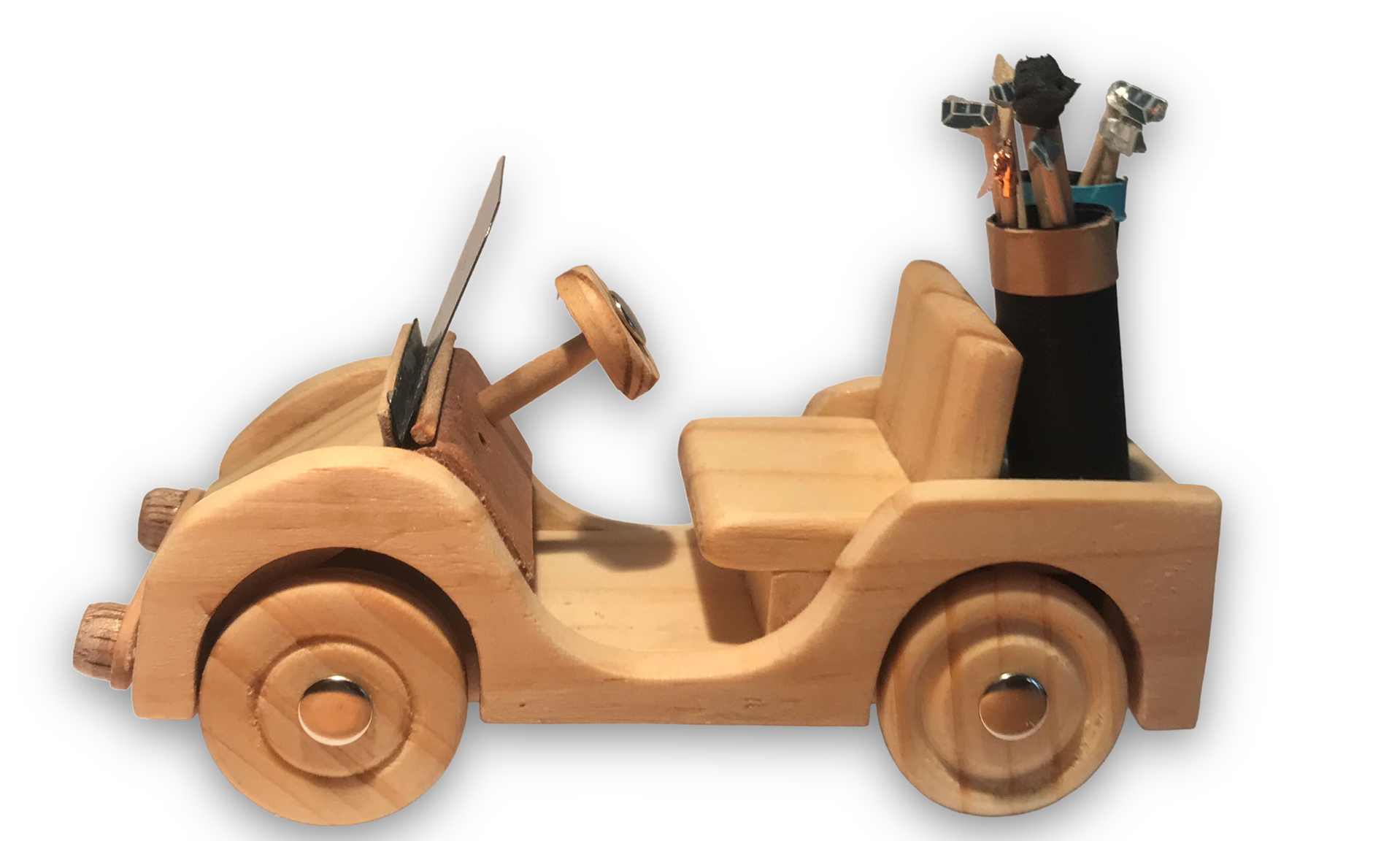 Golfwagen aus Holz