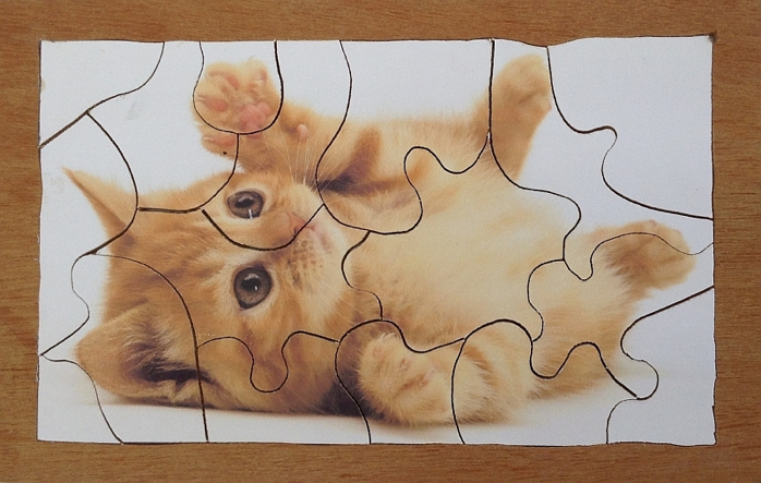 Werken mit Holz: Holzpuzzle