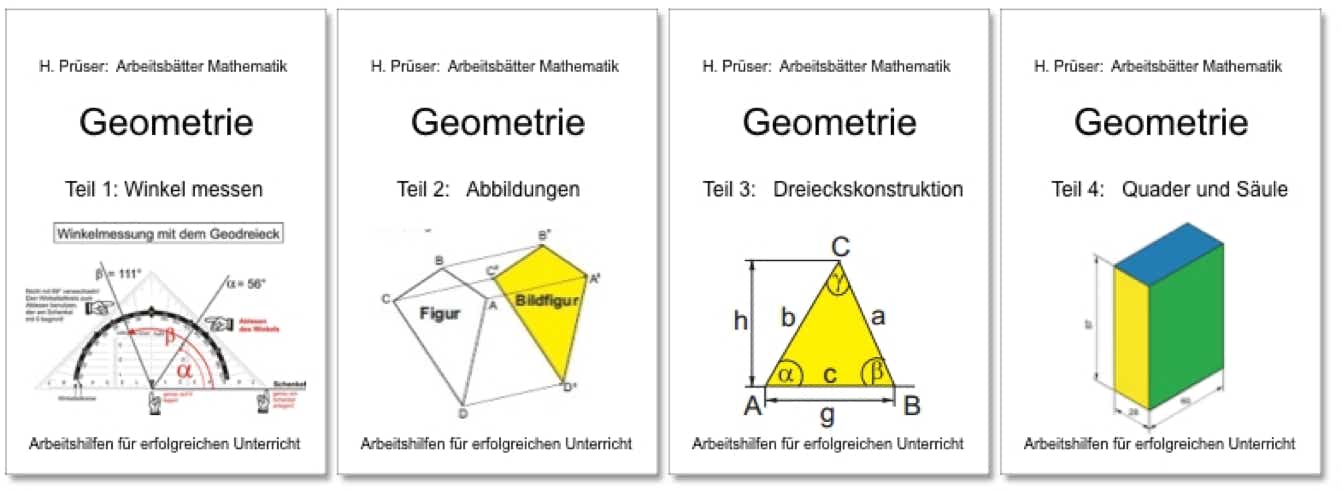 Geometrie-Arbeitsblätter