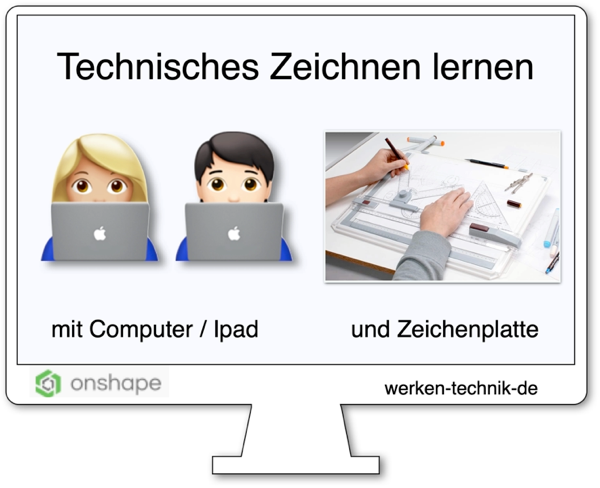 Technisches Zeichnen mit Zugang zu CAD