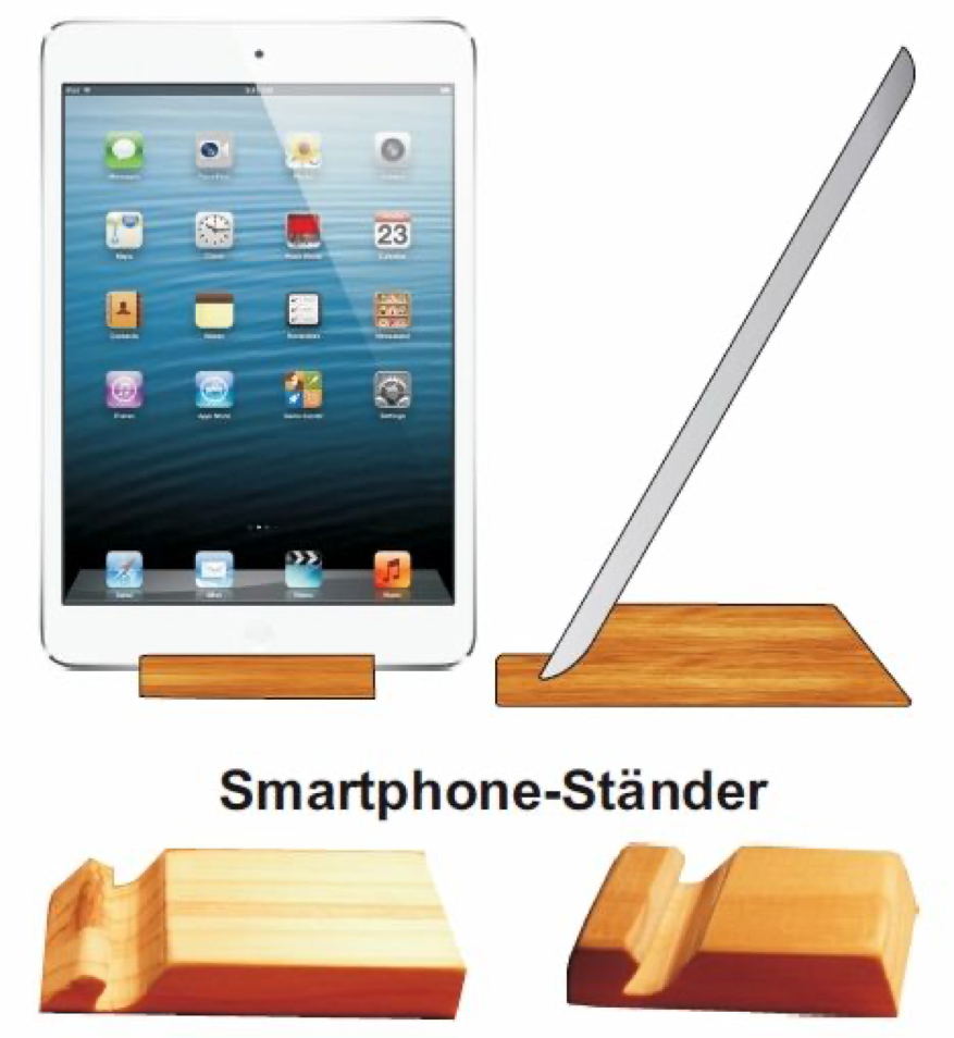 Werkaufgabe mit Werkstoff Holz: Ipad-Ständer